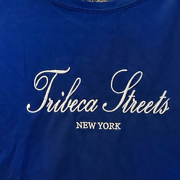 ZARA Tribeca Nights Embroidered Graphic Tee - Picture 4 of 8